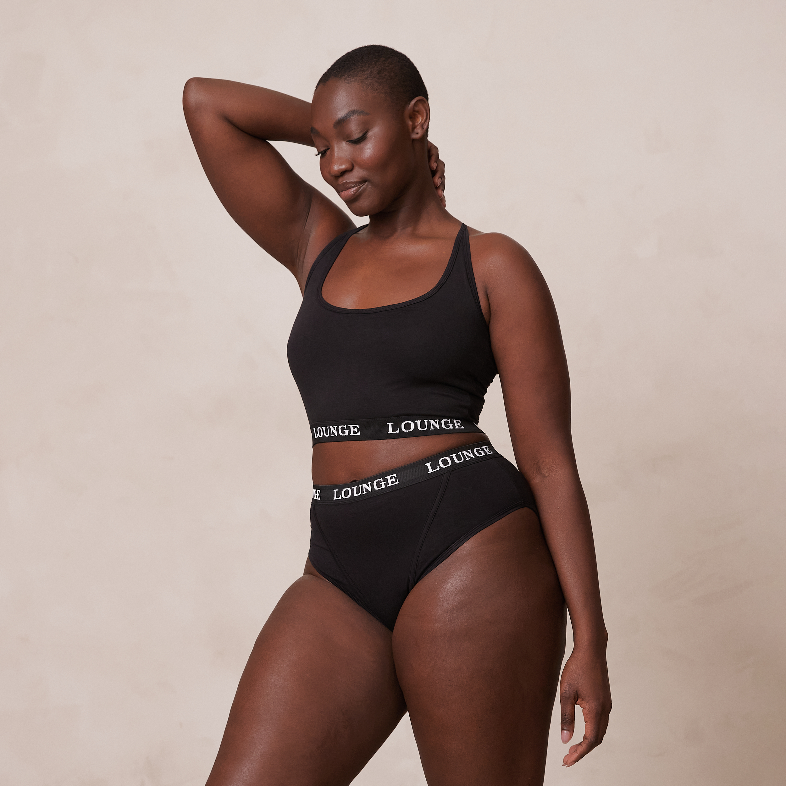 Bamboo Basic Bralette - Soft Wireless Bra for Women - Comfortable Everyday Wear - Black | Perfect for Yoga, Lounge & Sleep