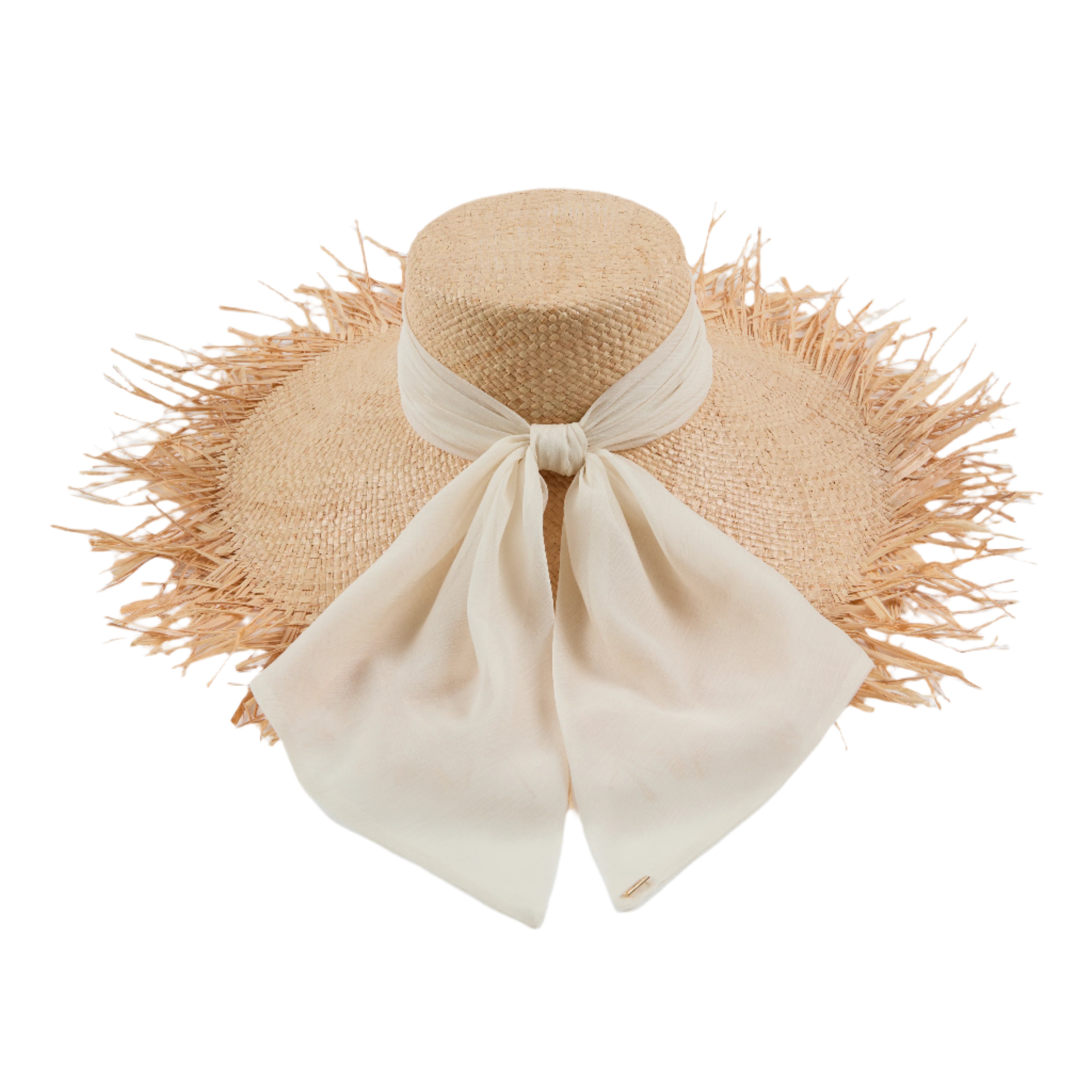 Mirabel Raffia Wide Brim Sun Hat for Women - UV Protection Summer Beach Hat - Perfect for Vacation, Pool Party, and Outdoor Activities