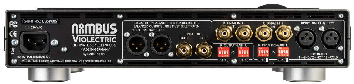 Violectric Niimbus US 5 Pro High-End Headphone Amplifier - Audiophile Grade Sound for Studio & Home Use (Check Availability) - Perfect for Music Production, Critical Listening & Hi-Fi Audio Systems