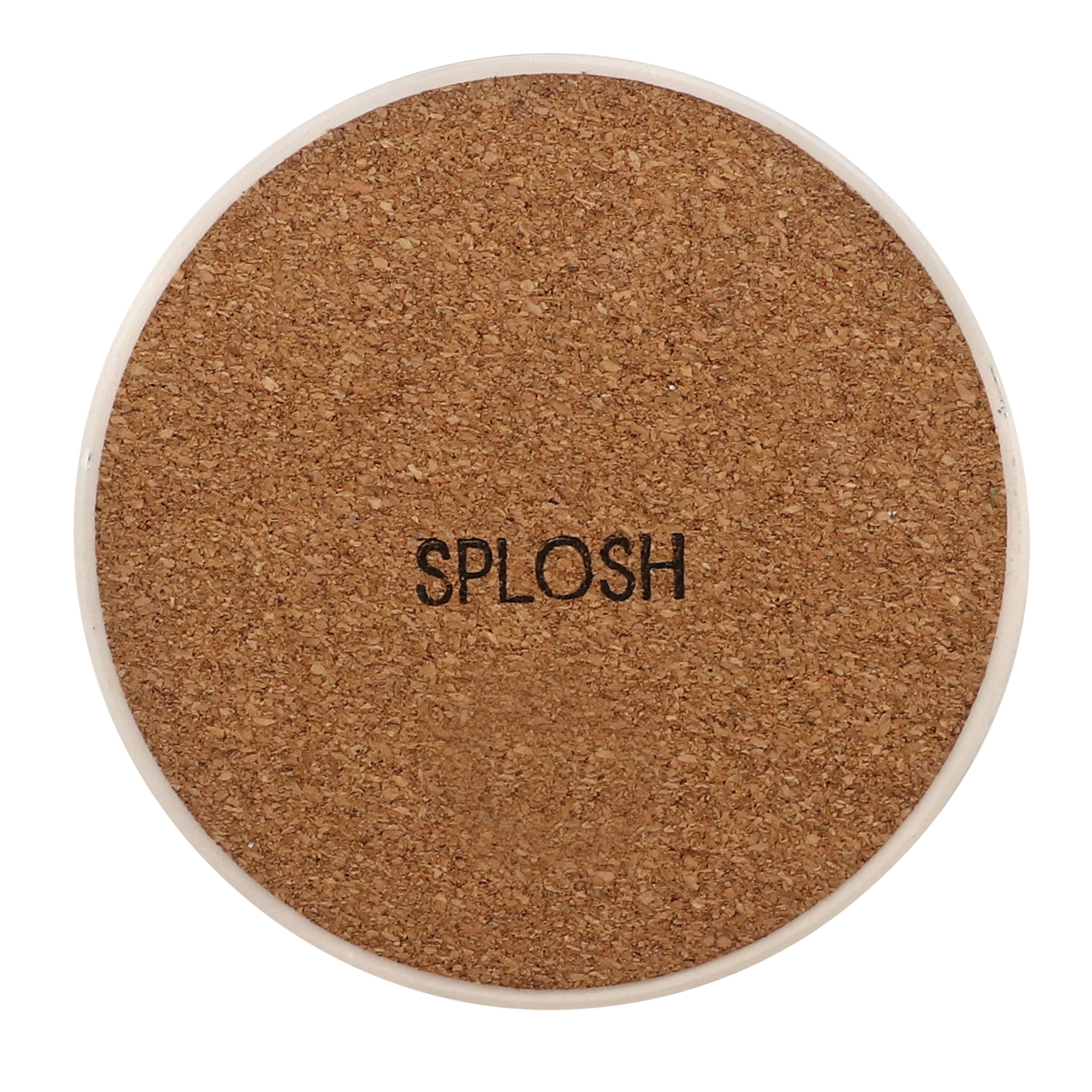 Christmas Coaster Set - Splosh Holiday Drink Coasters for Coffee, Wine & Beer - Festive Table Decor for Xmas Parties & Home Decor