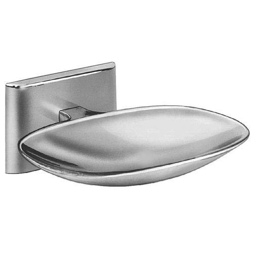 Bradley 9015-000000 Stainless Steel Soap Dish - Polished Surface Mount (15 Pack) - Ideal for Kitchen, Bathroom & Shower Organization
