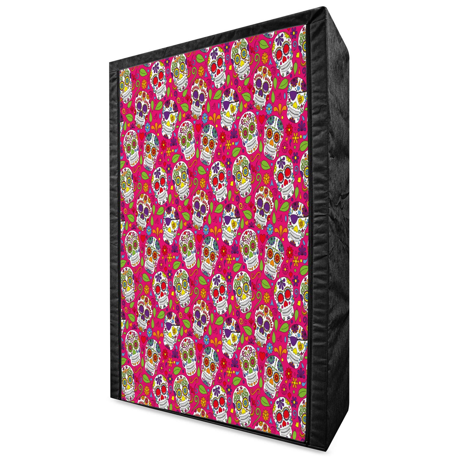 Ambesonne Sugar Skull Portable Fabric Wardrobe - 42.5