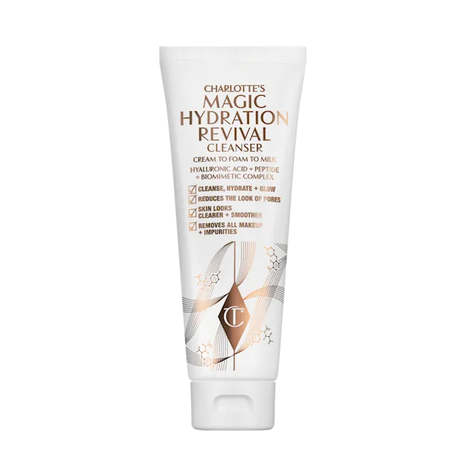 Charlotte's Tilbury Magic Hydration Revival Cleanser 120ml - Hydrating Facial Cleanser for Dry & Sensitive Skin - Perfect for Daily Skincare Routine & Makeup Removal