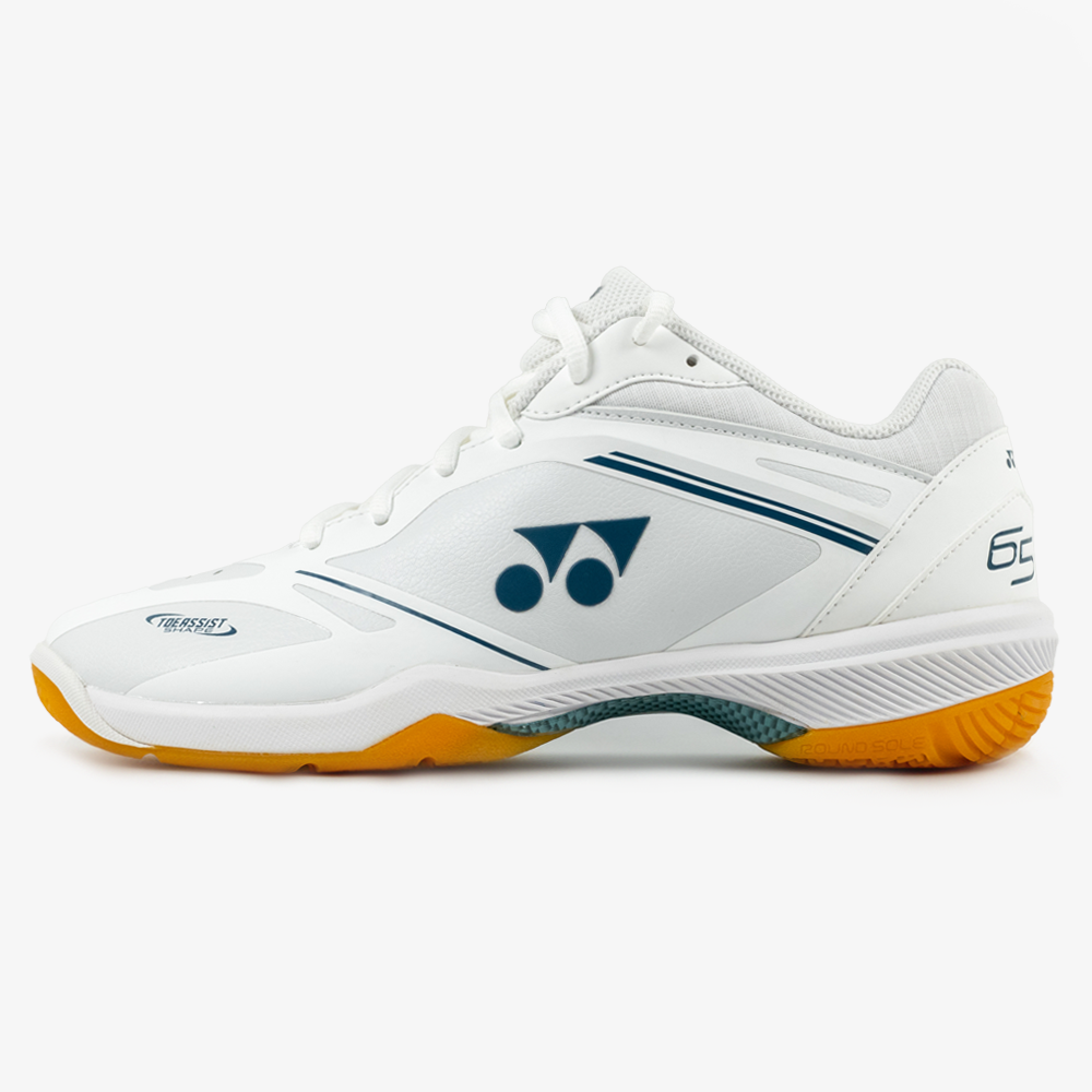 Yonex Power Cushion 65 Z4 Women's Badminton Shoes - White (2025) | Lightweight Comfort & Shock Absorption for Court Sports & Training