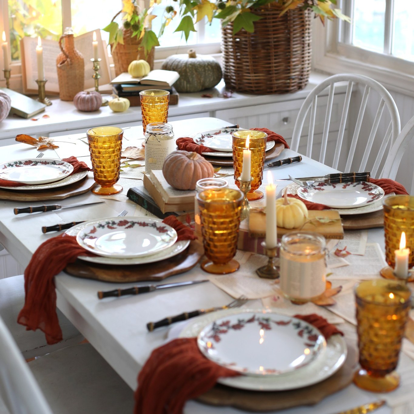 Premium Northwoods Bone China Dinnerware Set - Elegant & Durable Porcelain Plates, Bowls & Cups - Perfect for Fine Dining, Weddings & Special Occasions
