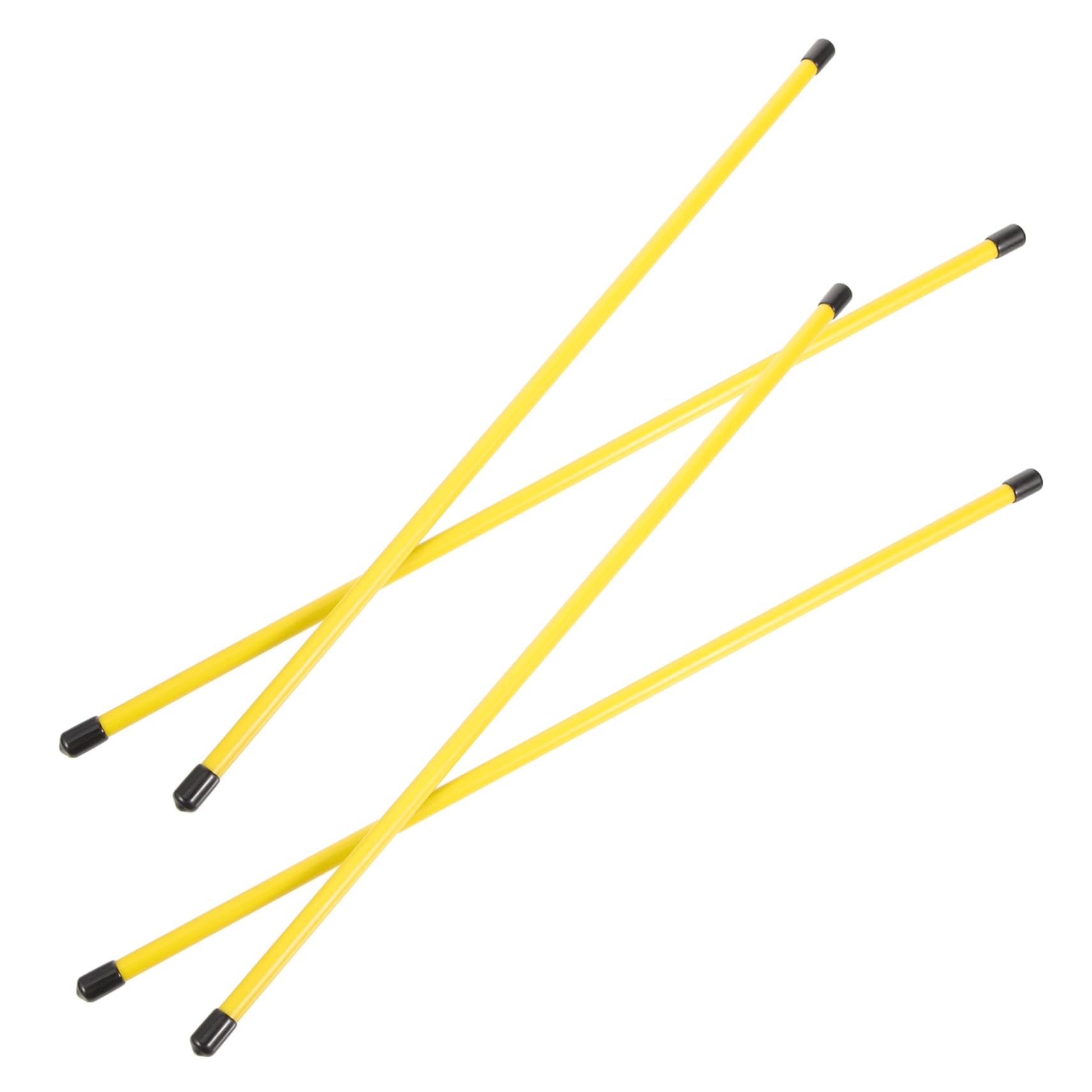 MILISTEN 8-Piece Golf Alignment Training Sticks - Golf Direction Sticks for Practice & Swing Training - Perfect for Driving Range, Backyard & Course Use