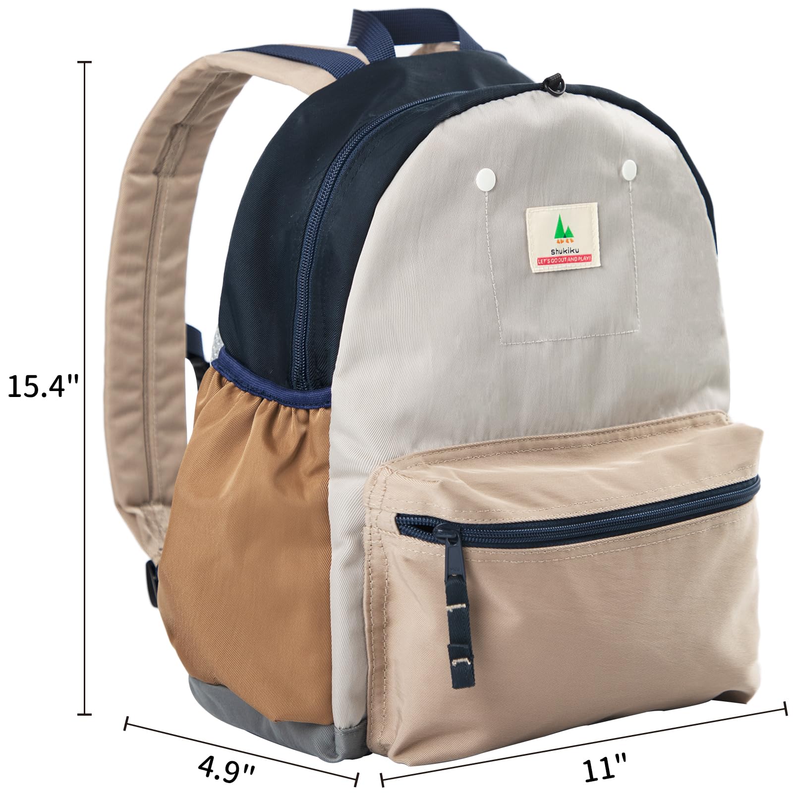 15 Inch Kids Backpack for School & Travel - Lightweight Durable Bookbag for Kindergarten to Elementary Students (Ages 5-8) - Perfect for Boys & Girls - Ideal for Daily School Use, Weekend Trips & Outdoor Adventures