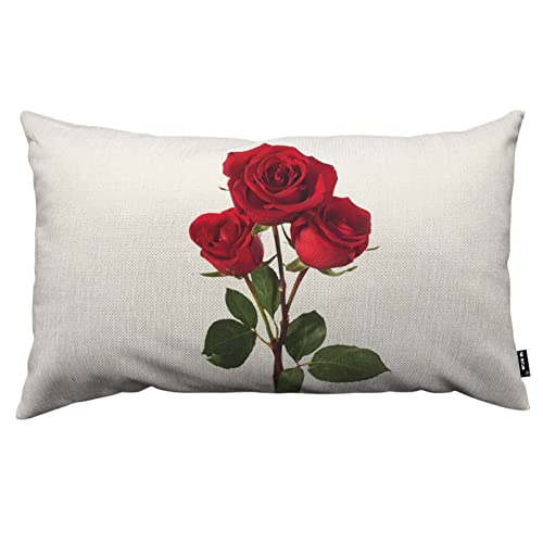 Three Dark Red Roses