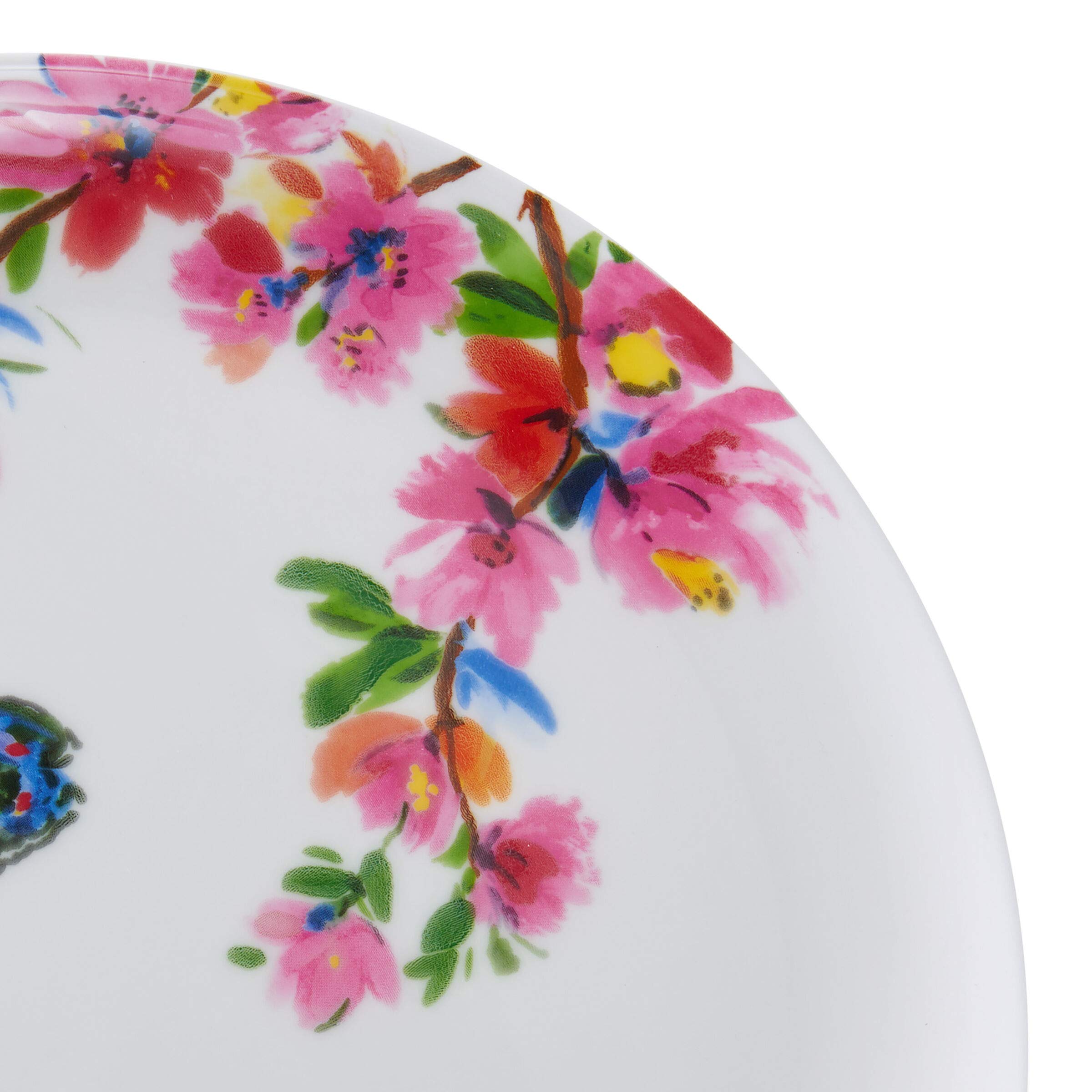 Mikasa Butterfly Garden 16-Piece Bone China Dinnerware Set - Lightweight, Chip Resistant, Service for 4 - Elegant Tableware for Everyday Dining, Special Occasions & Gift Giving