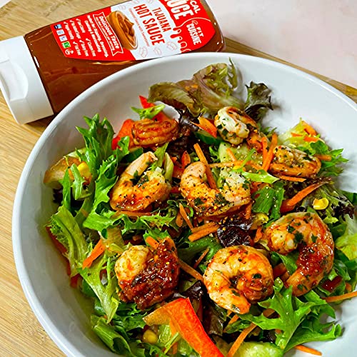 Applied Nutrition Fit Cuisine Low Calorie Tijuana Hot Sauce 425ml - Keto Friendly & Gluten Free Mexican Style Sauce for Weight Loss, Meal Prep & Healthy Cooking