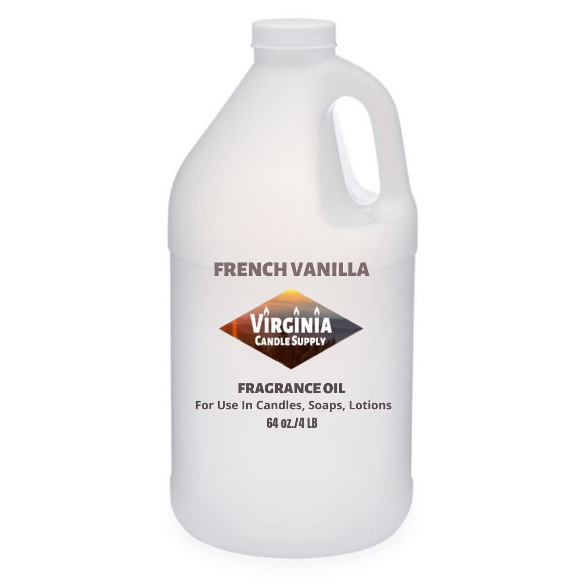 Premium French Vanilla Fragrance Oil - 64 oz Bulk Size for Candle Making, Soap Crafting, Bath Bombs, Room Sprays & DIY Home Fragrance - Perfect for Aromatherapy, Car Fresheners & Slime Making