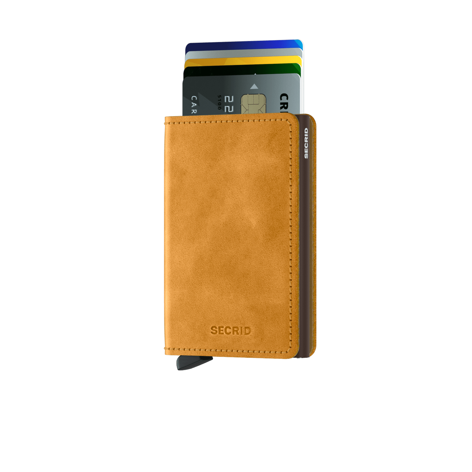 SECRID Slimwallet Vintage - RFID Blocking Leather Wallet for Men & Women | Compact & Stylish Card Holder for Everyday Use, Travel & Business
