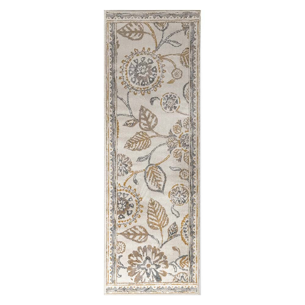 Modern Floral Amaryllis Indoor Farmhouse Area Rug & Runner - Perfect for Living Room, Bedroom, or Entryway Decor