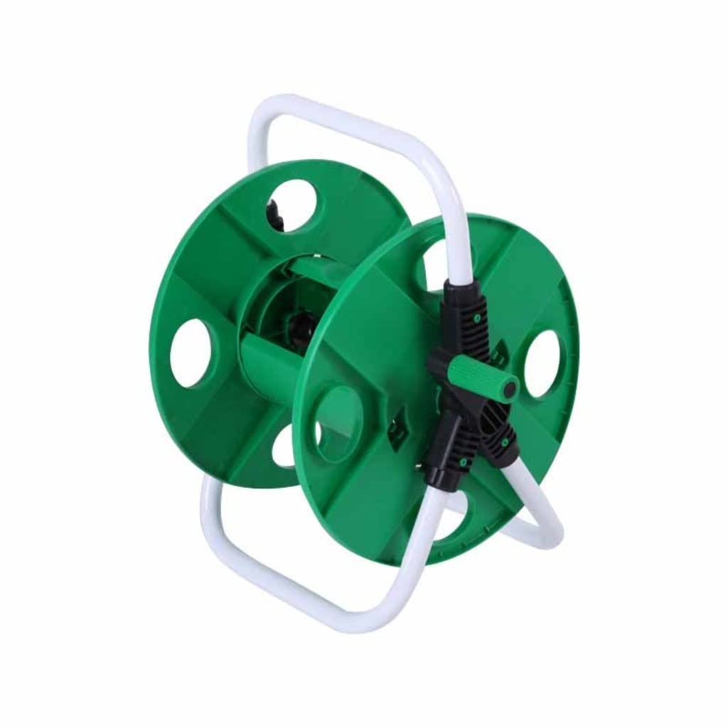 Portable Water Pipe Truck - 25 Meter Storage Capacity | Car Wash Water Gun Hose Holder | Gardening & Watering Tool | Hose Frame Reel for Outdoor Cleaning, Lawn Care & Vehicle Washing