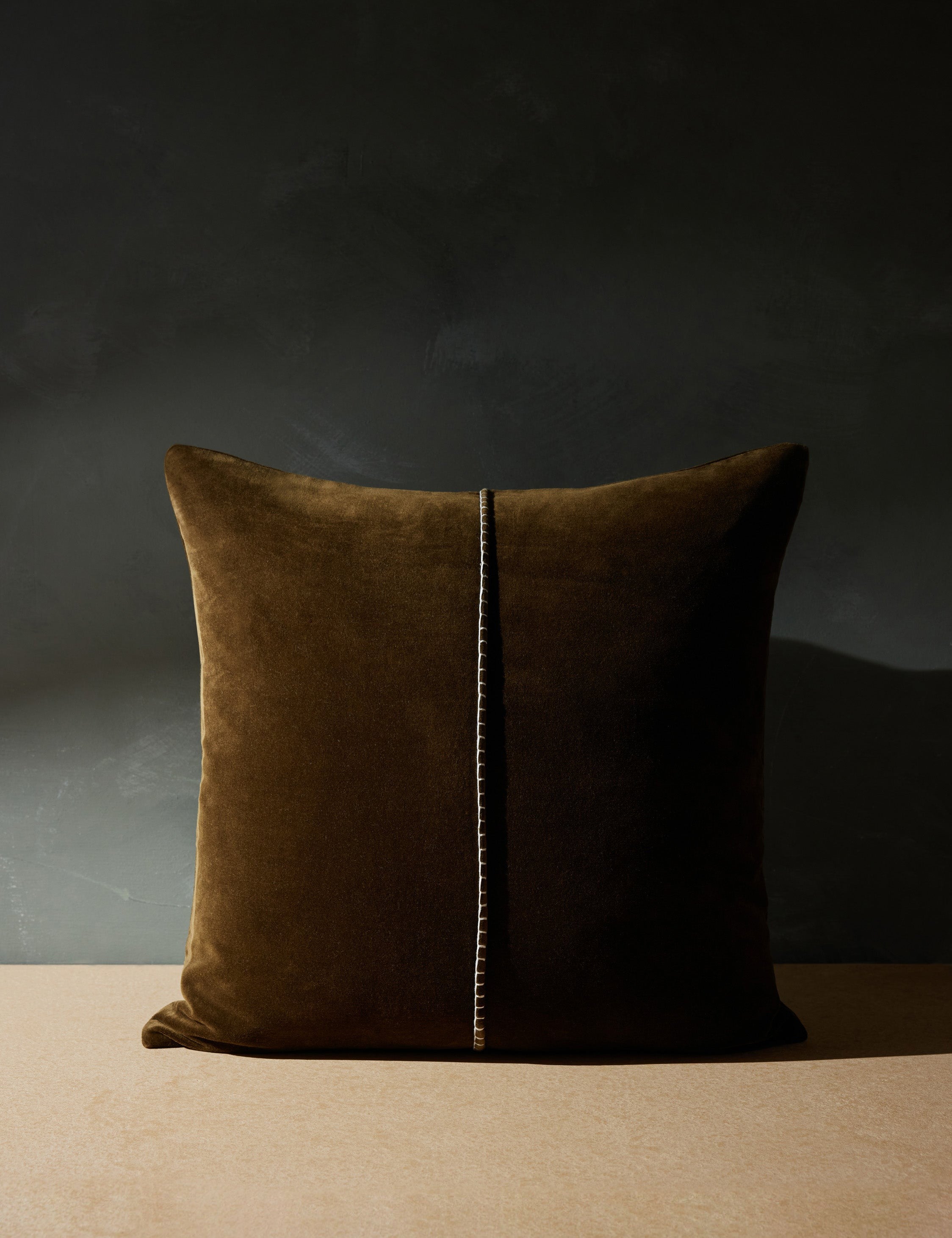 Luxury Velvet Pillow for Sofa & Bed - Soft Caddie Pillow for Home Decor, Living Room, Bedroom - Perfect for Relaxing, Reading & Enhancing Comfort
