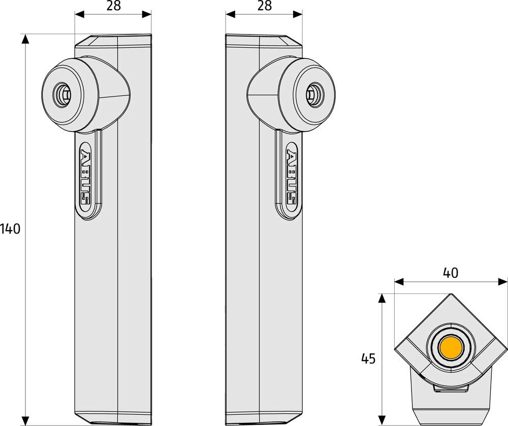 ABUS 80521 FTS16 Window Lock 564352 White - Secure Sliding Window Lock for Home Safety & Burglary Prevention - Perfect for Bedrooms, Living Rooms & Basement Windows