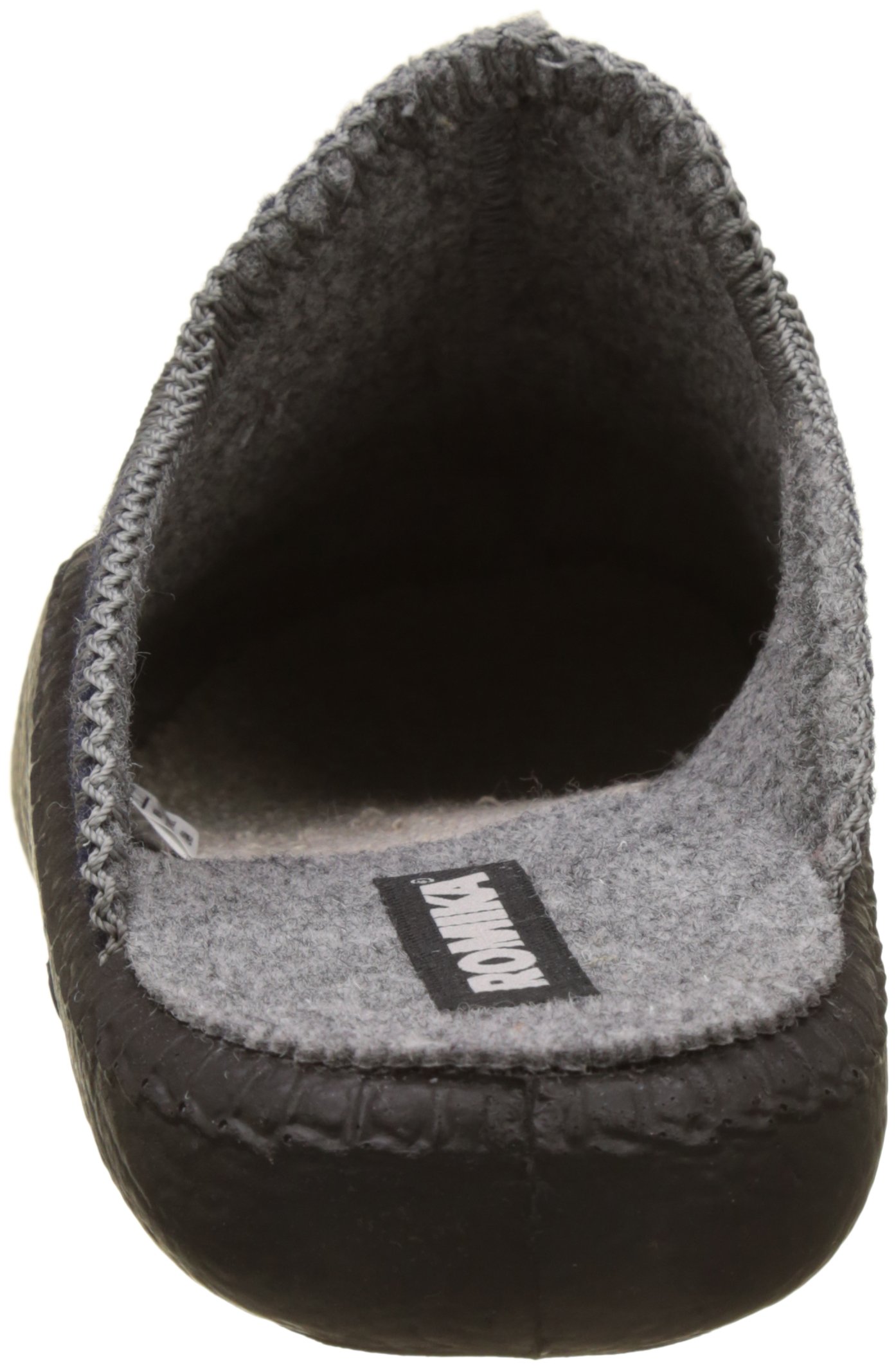 Romika Unisex Adults' Mokasso 62 Open Back Slippers - Comfortable Blue Denim Slide Sandals for Men & Women, UK Size 8 | Perfect for Home, Beach, Poolside & Spa Relaxation