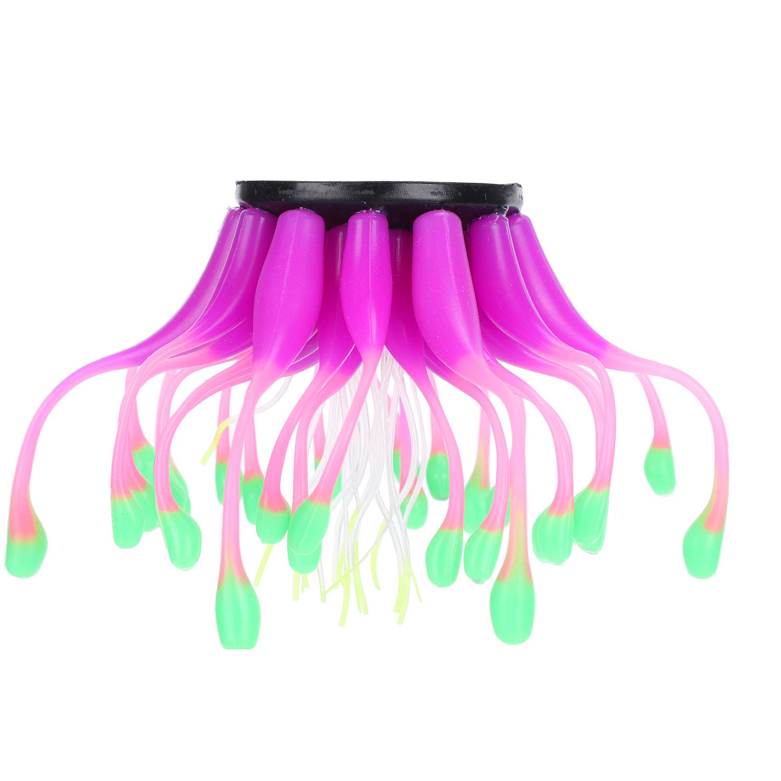 EVTSCAN Artificial Coral Silicone Aquarium Decor - Purple Realistic Reef Plant for Fish Tank, Saltwater & Freshwater Aquascape - Perfect for Home, Office Aquarium Decoration and Underwater Theme Party Decor