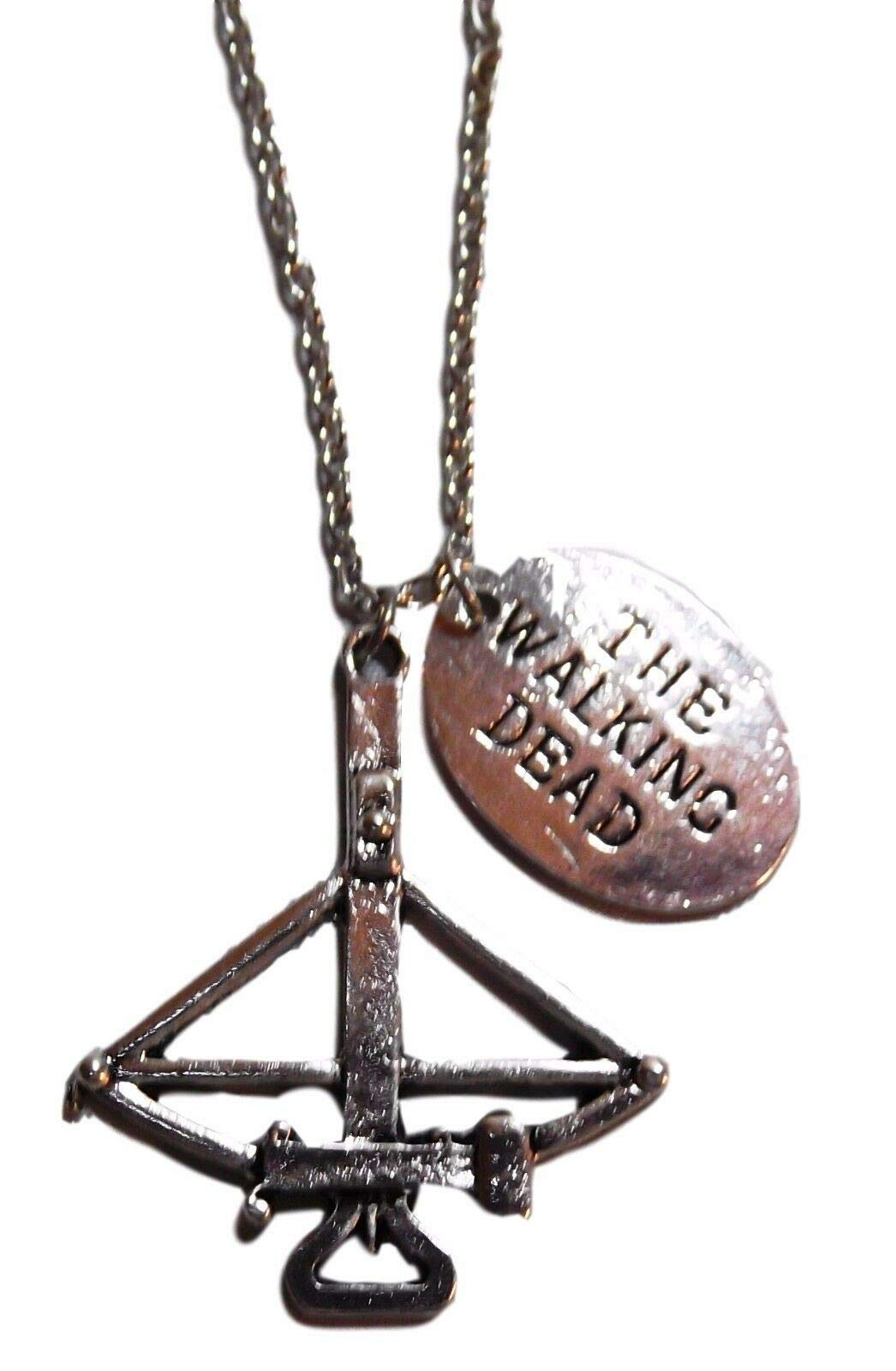 The Walking Dead Daryl Dixon Crossbow Pendant Necklace - 20
