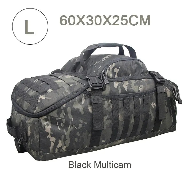 LQARMY 60L 80L Tactical Backpack for Men - Military Molle Hiking Camping Backpack, Waterproof Travel Rucksack for Outdoor Sports, Gym & Climbing - Perfect for Adventure, Hiking & Daily Use