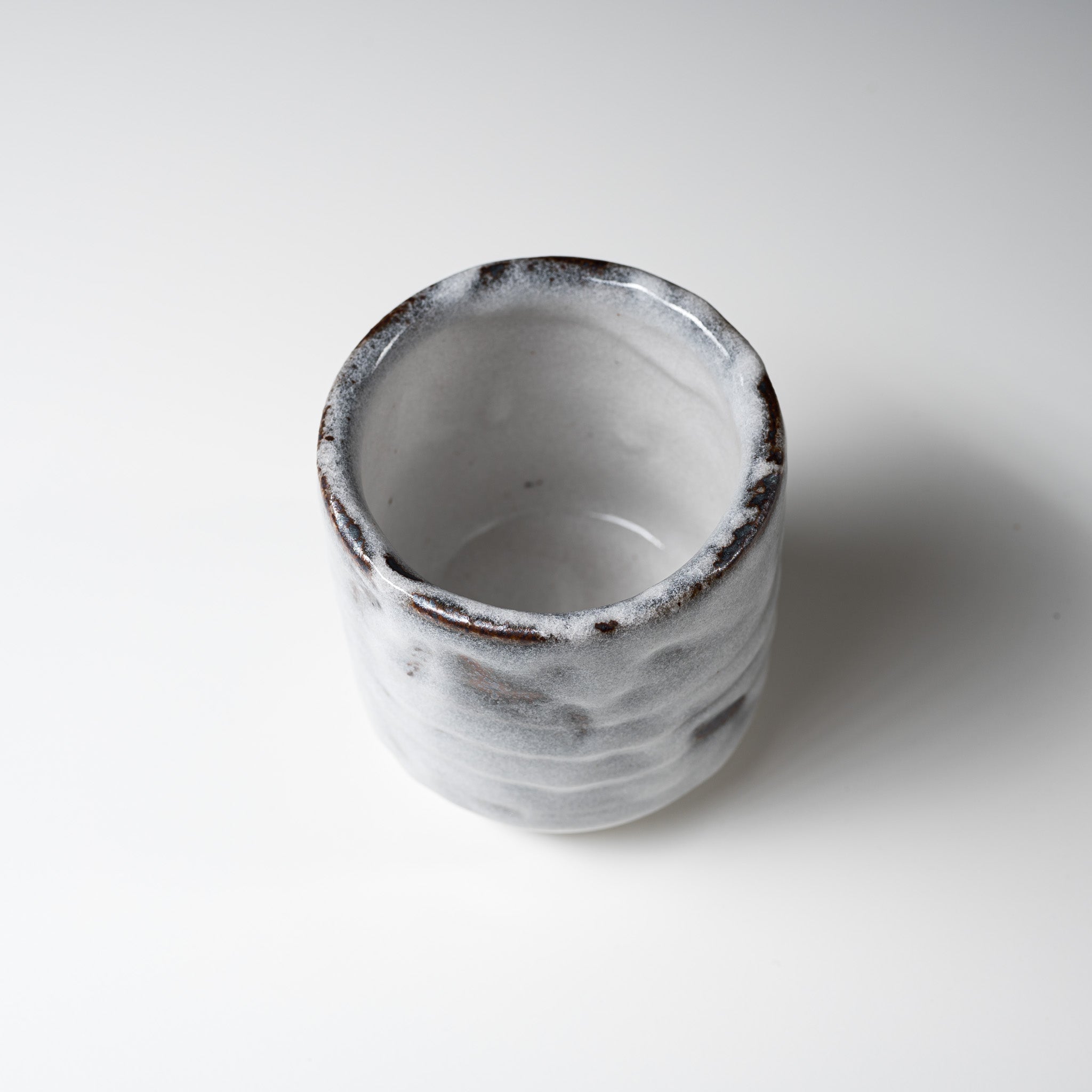 Handmade Mino Ware Yunomi Teacup - Traditional Japanese Ceramic Tea Cup by Onishino - Perfect for Matcha, Green Tea & Daily Use