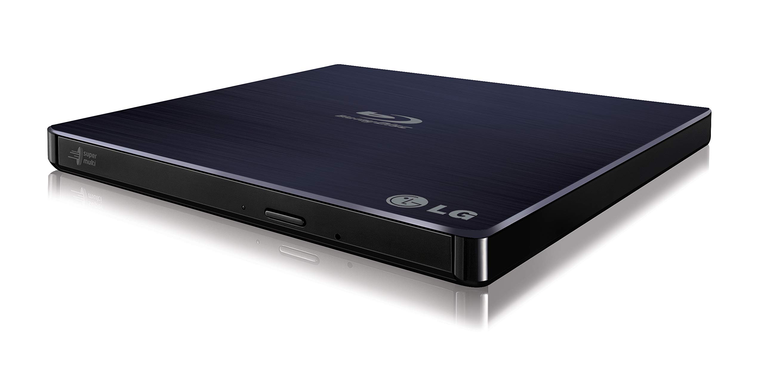LG WP50NB40 Ultra Slim Portable 6X Blu-ray Burner & 8X DVD Writer with M-DISC Support - USB 2.0 External Optical Drive for Laptop, PC, Mac - Perfect for Backup, Media Creation & Data Archiving