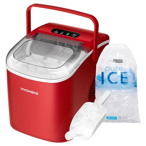 Red with handle