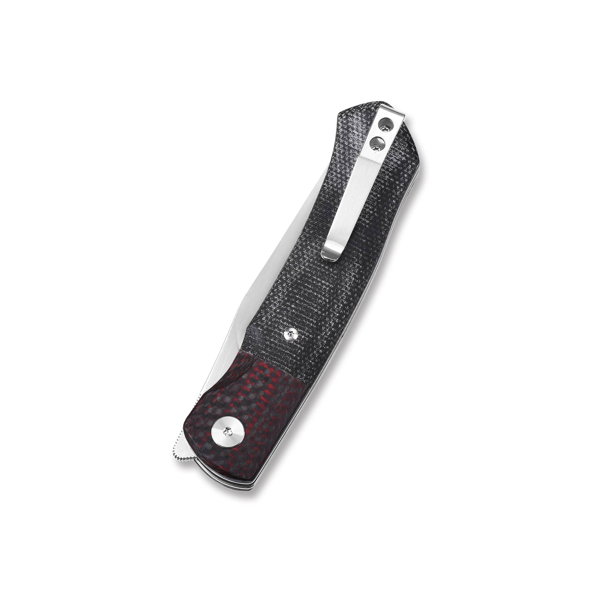 QSP Gannet Liner Lock Pocket Knife - 154CM Stainless Steel Blade, Micarta Handle - EDC Folding Knife for Camping, Hiking & Outdoor Survival
