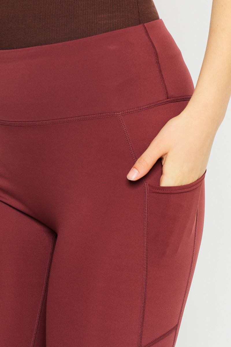 Best Demi High Rise Active Leggings for Women - Yoga, Running & Workout - Comfortable & Breathable Workout Pants for Gym & Everyday Wear