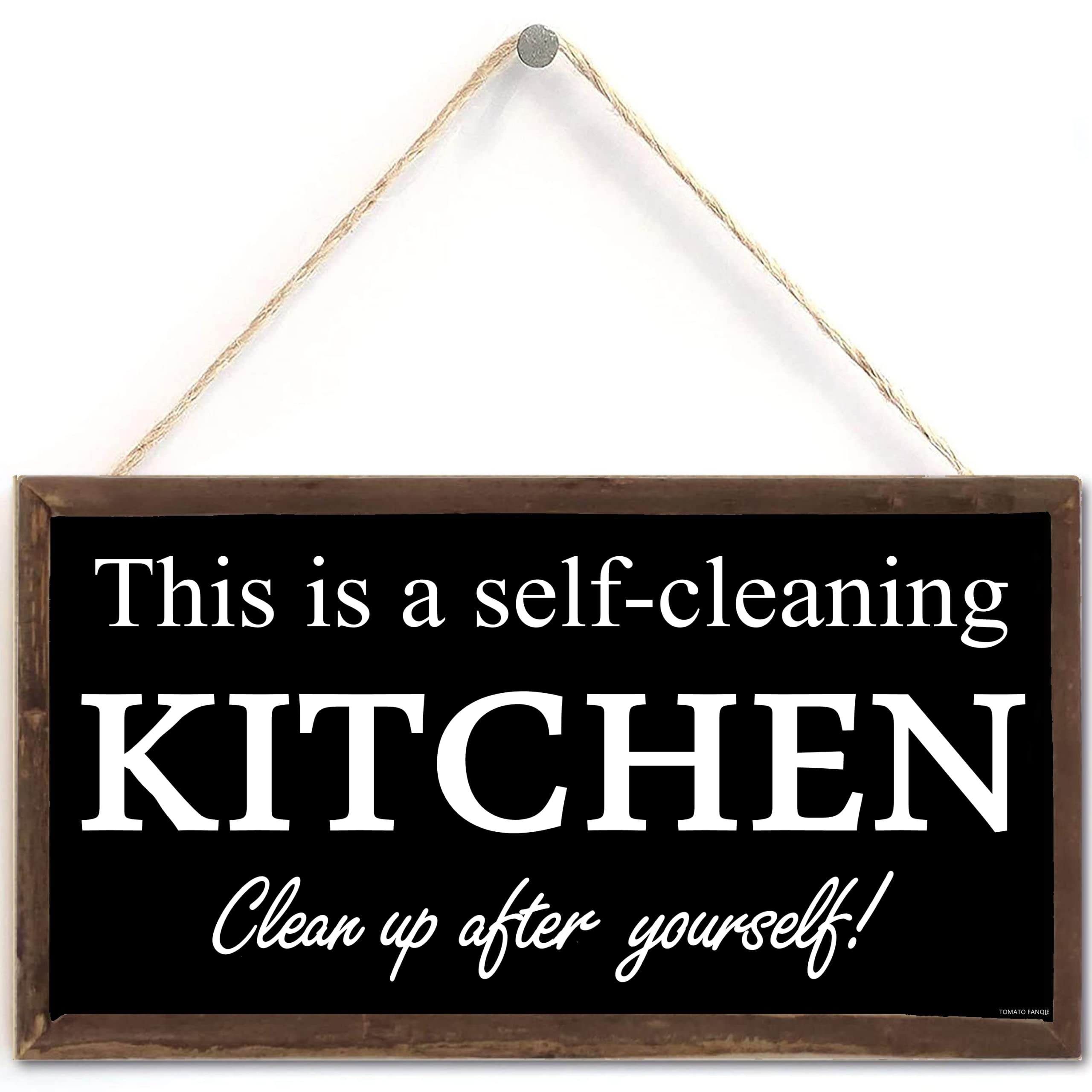 Self-Cleaning 5x10 Wood Wall Art - Kitchen & Home Decor for Modern Spaces