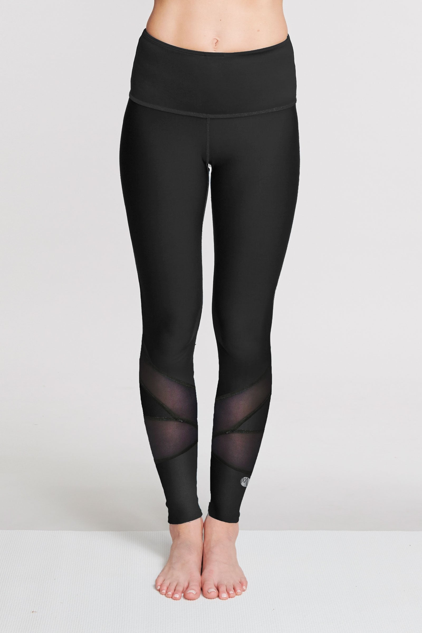 High Waisted Slimming Full Length Leggings for Women - Solid Black - Yoga, Workout & Everyday Wear