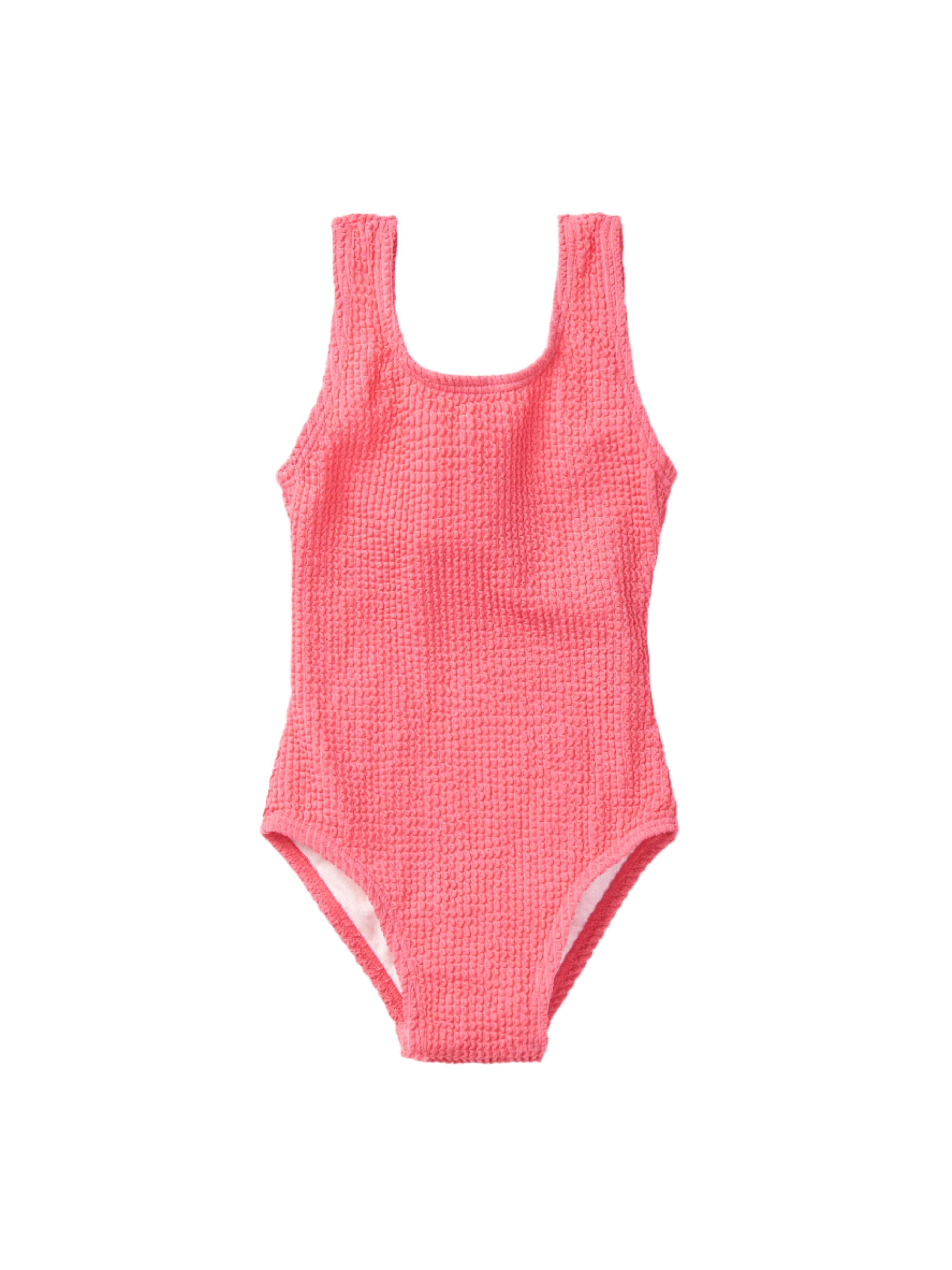 Girls Pink Swimsuit - Cute One-Piece Bathing Suit for Toddler & Kids - Perfect for Beach, Pool & Summer Vacation