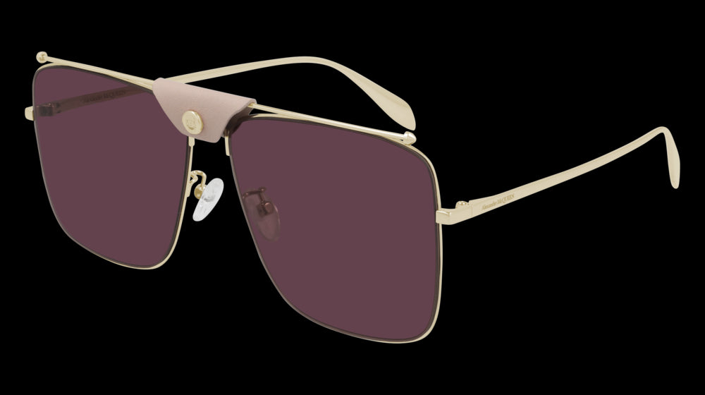 Alexander McQueen AM0318S Sunglasses - Luxury Designer Shades for Men & Women - UV Protection & Polarized Lenses - Perfect for Outdoor Activities, Travel & Fashion