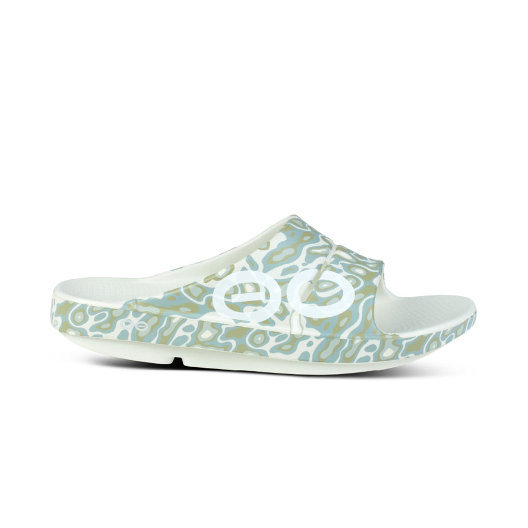 Oofos Unisex OOahh Sport Slide Sandal - Comfortable Recovery Footwear for Men & Women - Perfect for Post-Workout, Poolside & Casual Wear (OF1500)