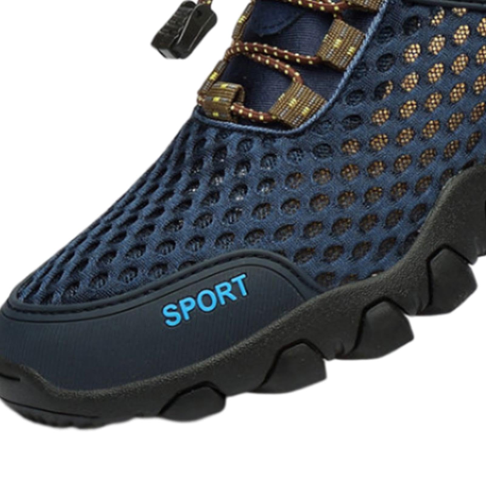 Rockible Men's Hiking Shoes - Lightweight Outdoor Trail Running Shoes for Men - Breathable Athletic Walking Shoes for Summer - Perfect for Camping, Trekking & Daily Wear