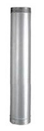 M&G DuraVent DuraLiner 6 Inch Round Rigid Pipe - 12 Inch Length - High Temperature Chimney Liner for Wood Stove & Fireplace Venting - Durable Stainless Steel Construction