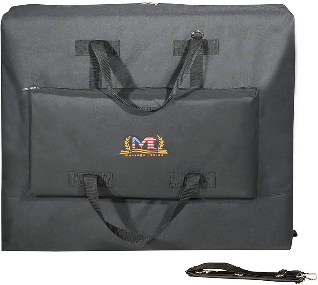Portable 28 Inch Massage Table with Carrying Case - Professional Foldable Massage Bed for Therapists, Home Use, and Spa Treatments