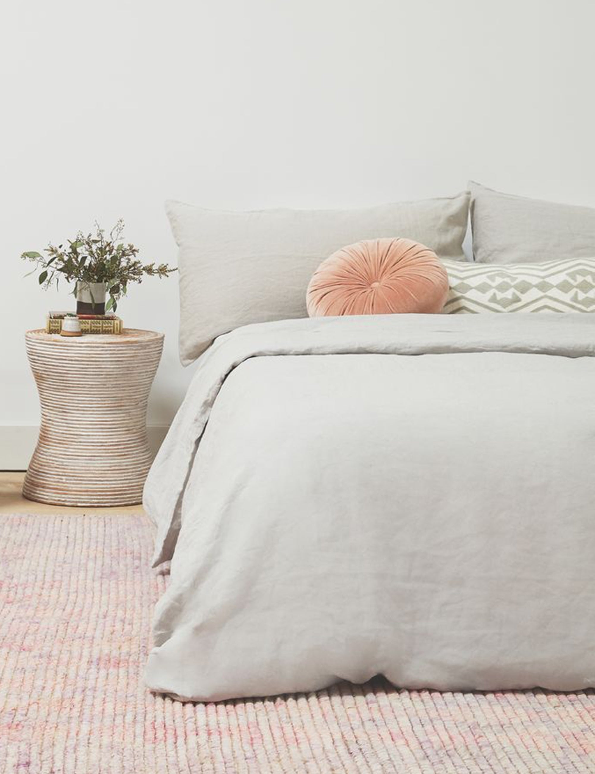 Premium European Flax Linen Duvet Cover Set by Cultiver - Breathable & Luxurious Bedding for All Seasons | Perfect for Master Bedrooms, Guest Rooms & Coastal Homes