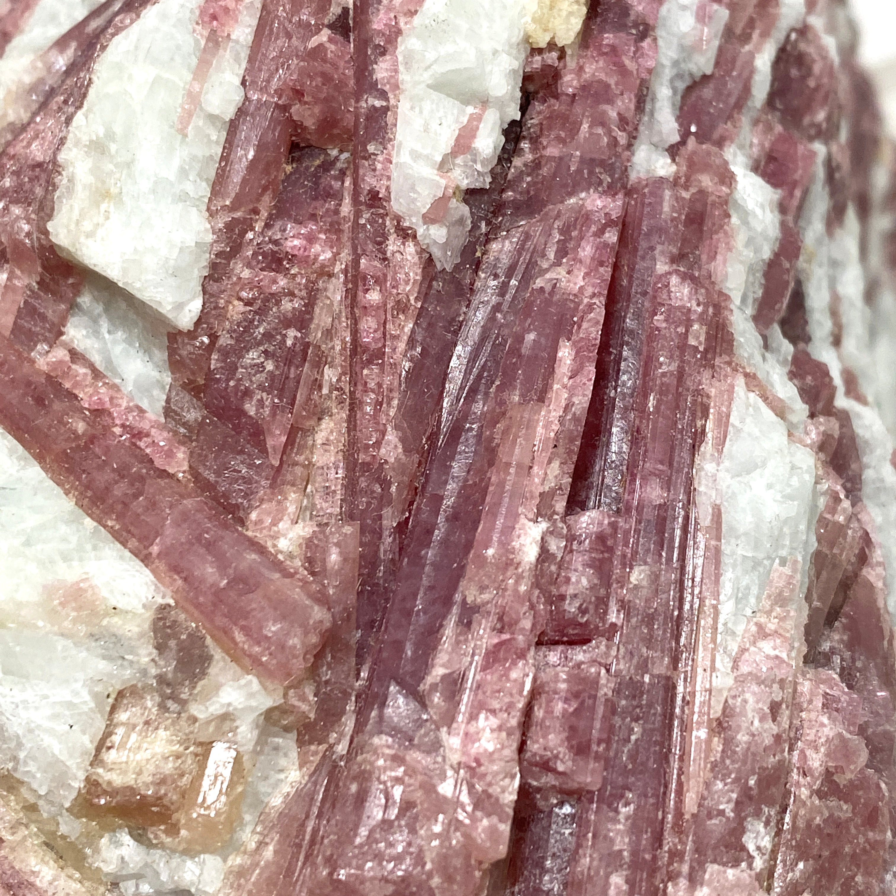 Natural Pink Tourmaline on Quartz Crystal - PTQ 05 Specimen for Mineral Collection, Healing & Home Decor | Perfect for Meditation, Reiki & Display Cases