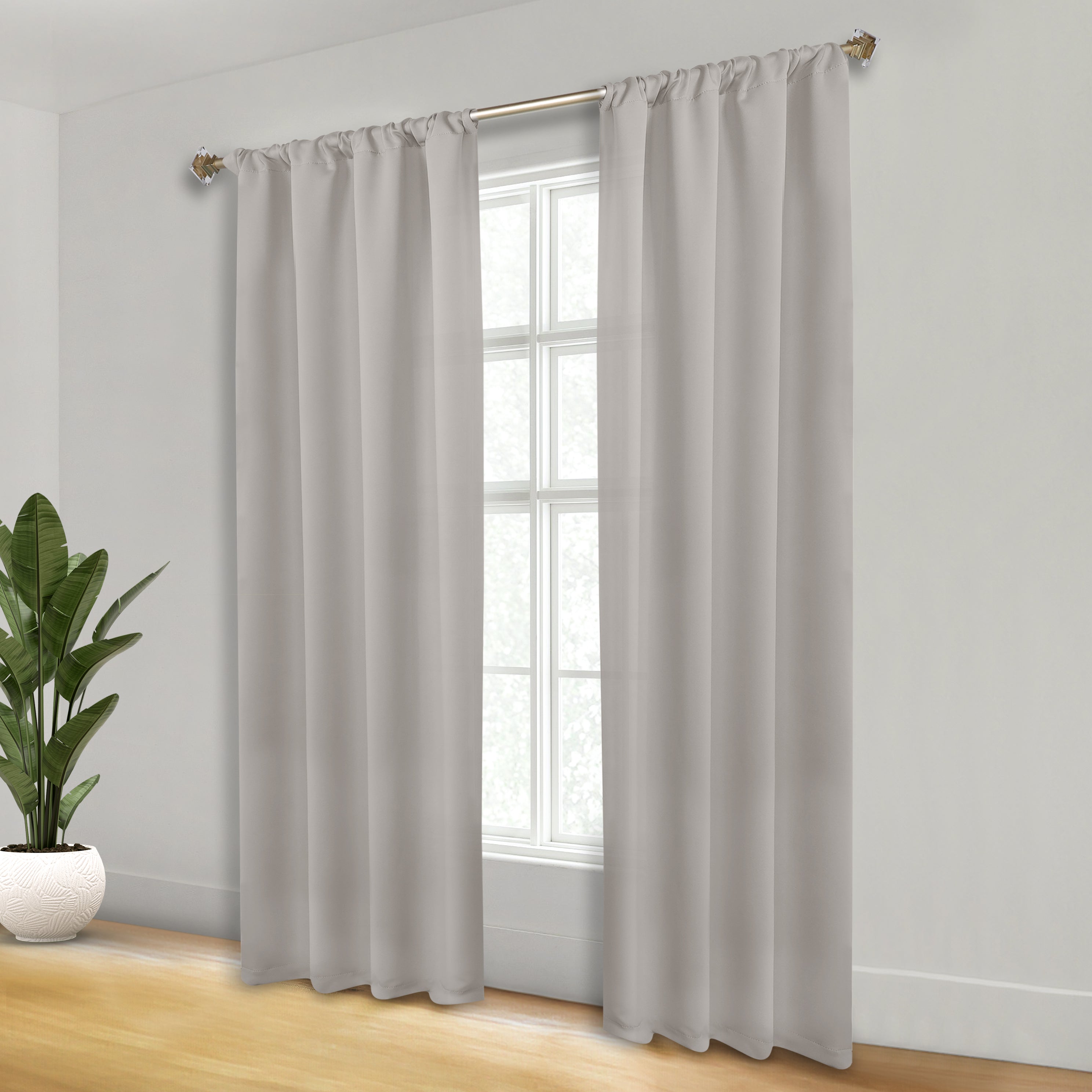 Blackout Curtains for Bedroom - Machine Washable, Thermal Insulated, Noise Reducing - Set of 2 Panels - Perfect for Nursery, Home Theater & Shift Workers (42x84 Inches)