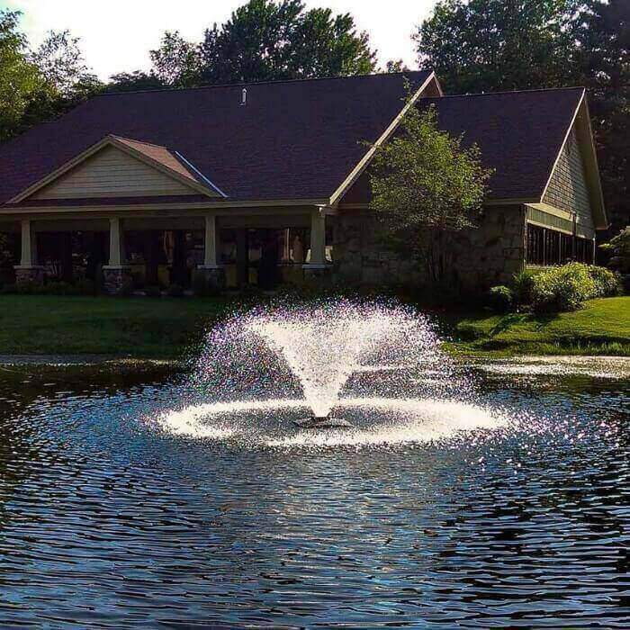 Scott Aerator DA 20 Outdoor Pond Aerator Fountain - Energy Efficient Water Feature for Garden Ponds, Lakes & Small Water Gardens | Enhances Water Quality & Adds Decorative Touch