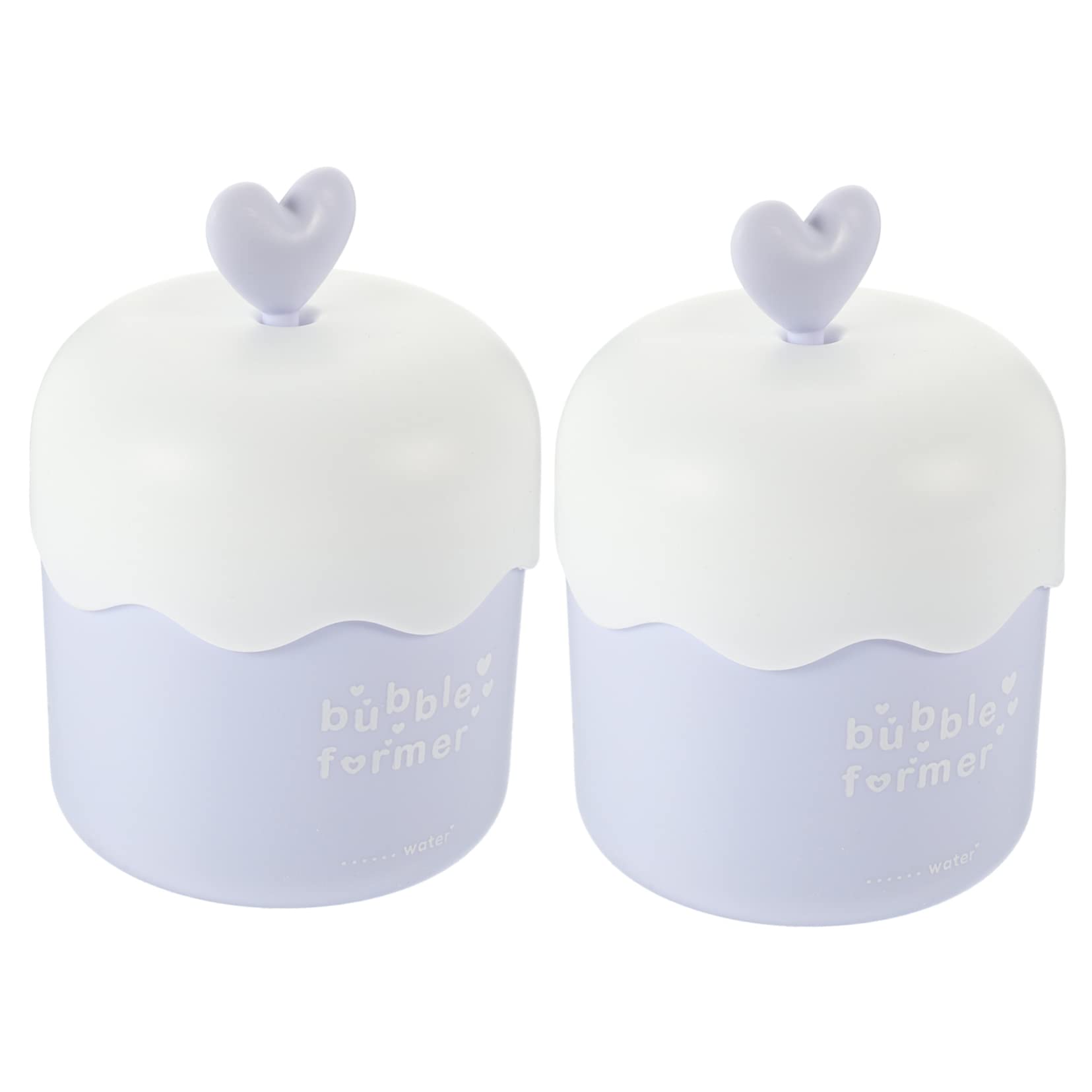 Minkissy 4-Pack Portable Bubble Foam Maker Machine - Marshmallow Cream Face Wash & Cleanser for Kids, Spa, Bath Time Fun - Bubble Whip Maker for Parties & Skincare