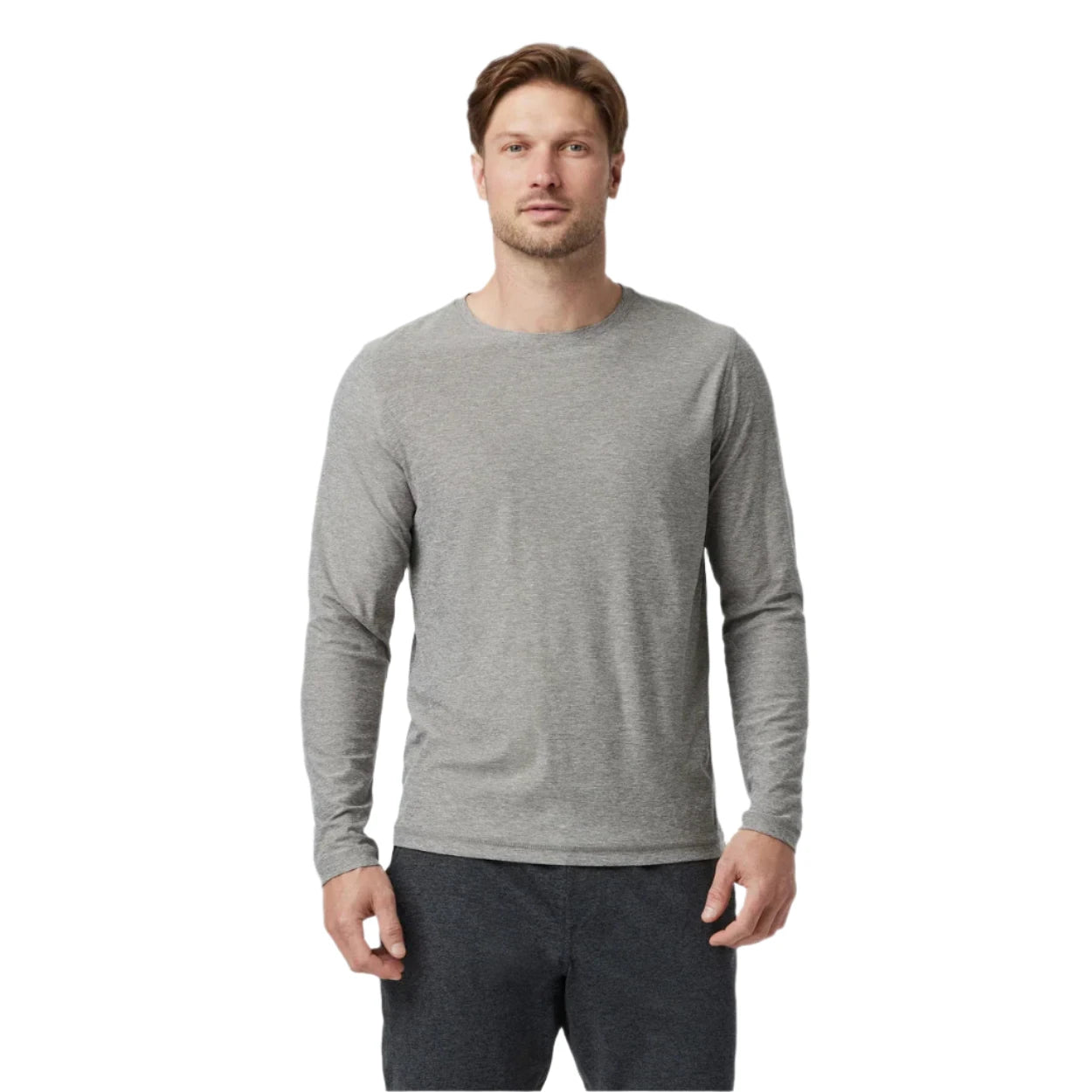 Men's Long Sleeve Strato Tech Tee - Moisture Wicking Workout Shirt for Running & Gym | Breathable Athletic Performance Top for Men