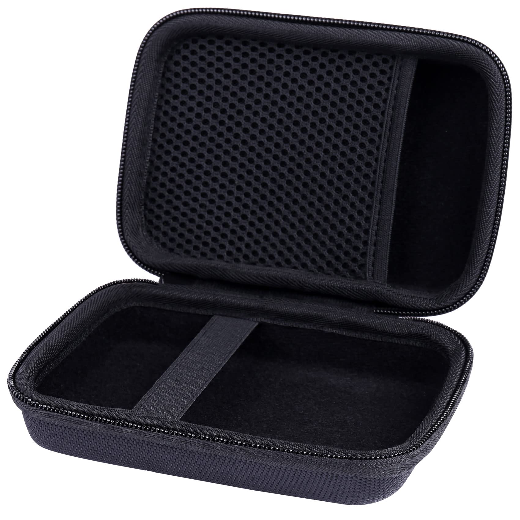 Khanka Hard Storage Case for MUNBYN & NiiMbot D11 Bluetooth Label Printers - Protective Travel Case for Wireless Label Maker Machine (Black) - Perfect for Office, Warehouse & Home Organization