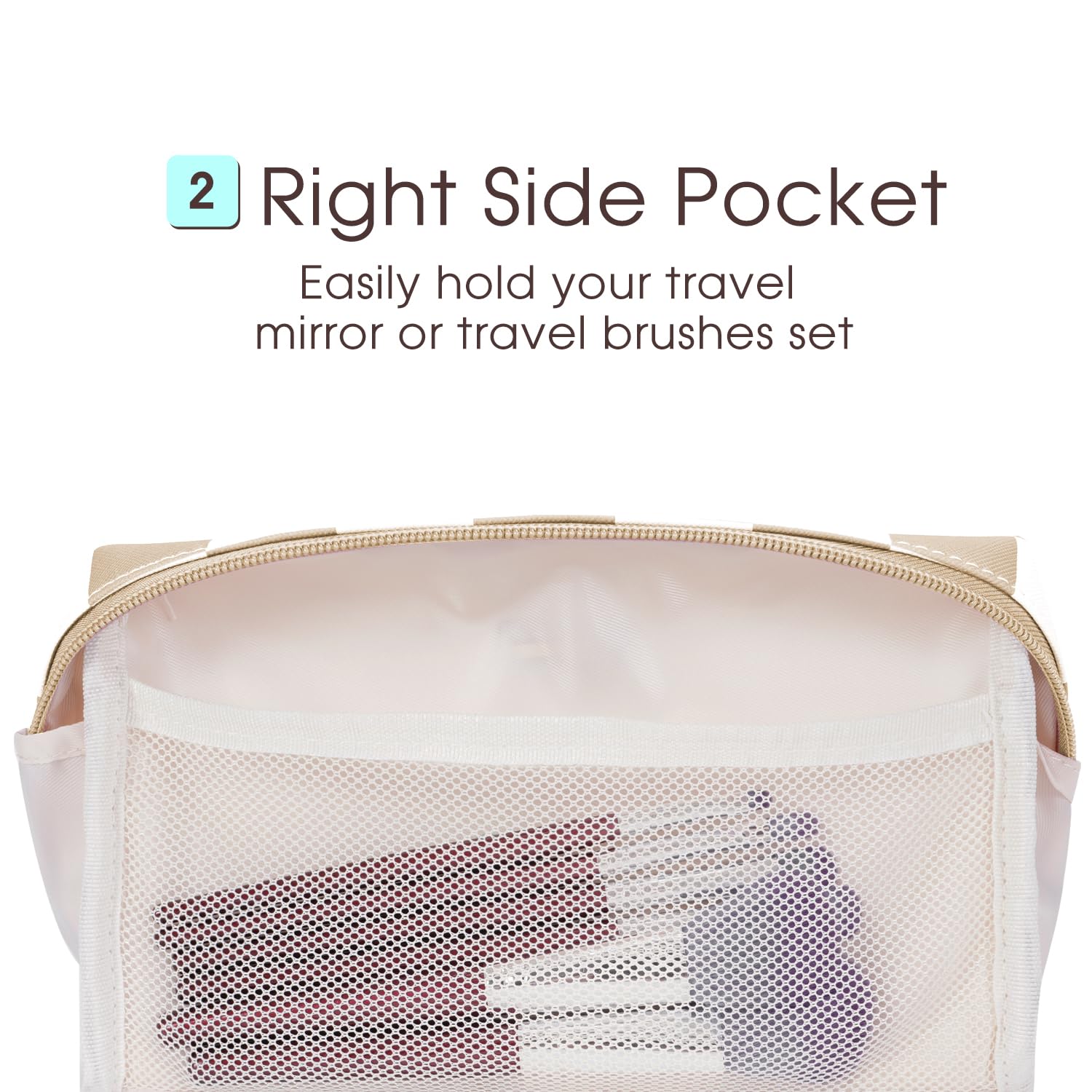 PU Leather Checkered Makeup Bag for Women - Large Light Checkerboard Travel Cosmetic Organizer with Multiple Pockets | Perfect for Travel, Daily Use & Gift Giving