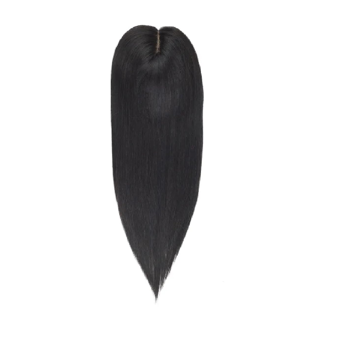 Kabello Straight Natural 3×3 Hair Topper for Women with Thinning Hair - Free Clips & Hair Brush (Brown) | Instant Volume & Confidence for Daily Wear, Special Occasions & Styling