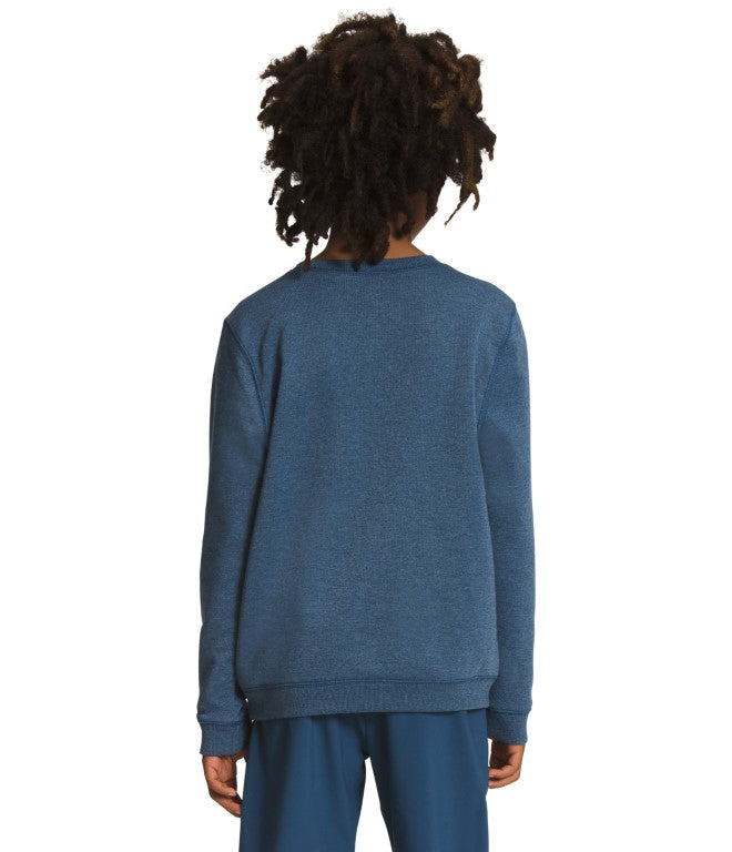 Heritage Patch Crewneck Sweatshirt for Big Kids & Teens | Cozy Casual Wear for School & Outings | NF0A7WY1