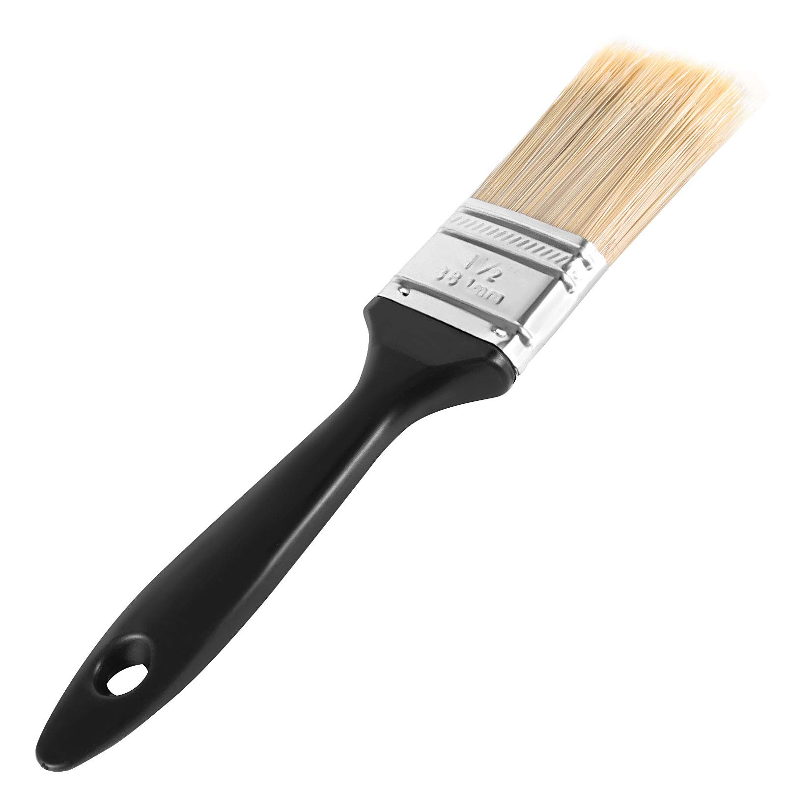 12 Pack 1.5 Inch Paint Brushes - Bulk Wall Trim Paintbrushes with Durable Plastic Handle - Professional Quality Paint Brushes for Home Improvement, DIY Projects & Wall Painting - Perfect for Interior Walls, Baseboards & Woodwork