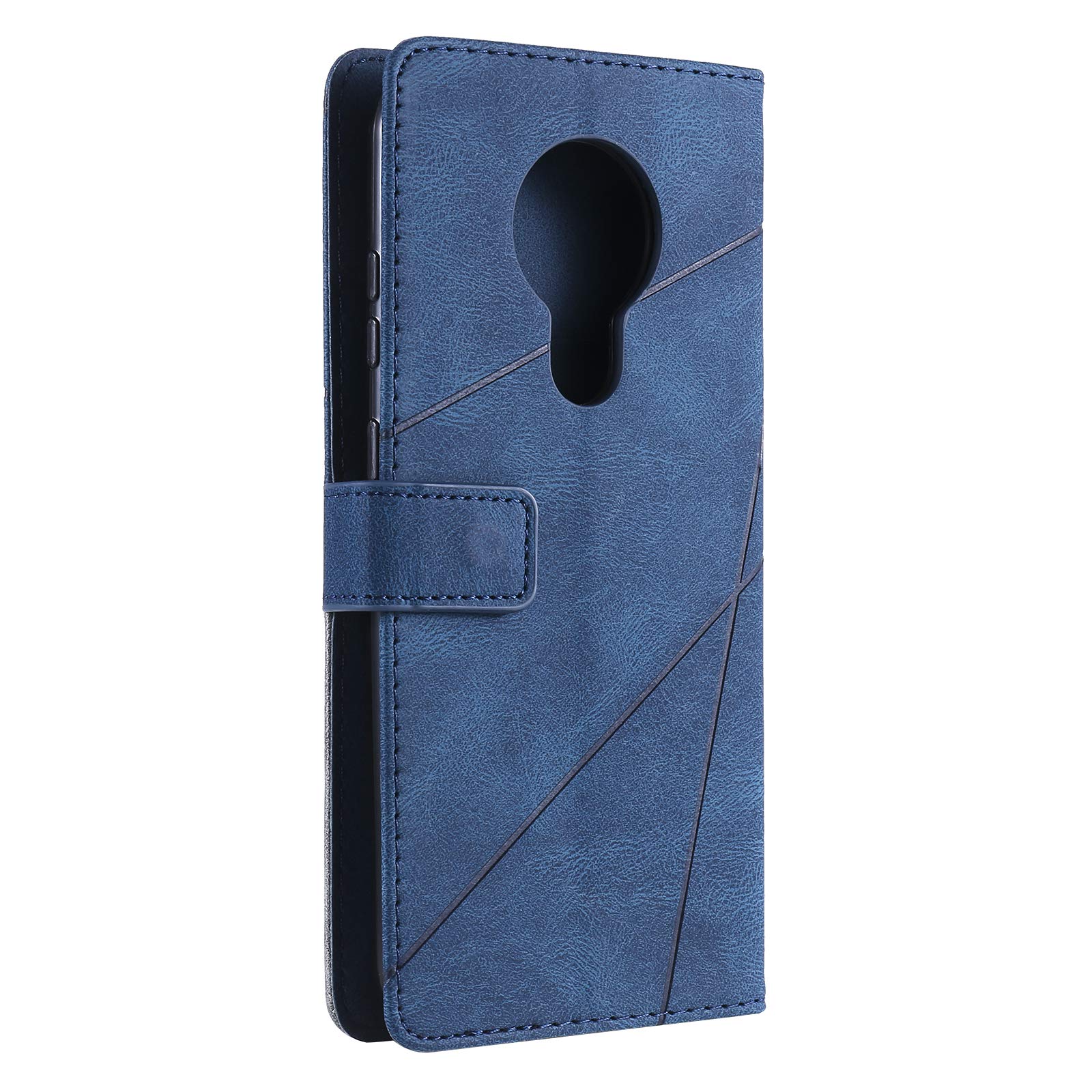 Premium Nokia 5.3 Case (2020 Model TA-1223/TA-1227/TA-1229/TA-1234) - Flip PU Leather Protective Cover with Card Slots in Blue | Perfect for Daily Use, Travel & Business Meetings