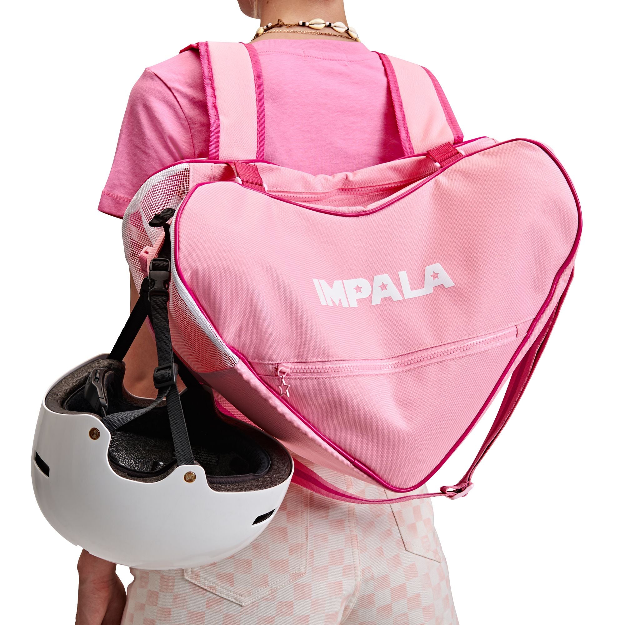 Impala Skate Bag Pastel Pink - Durable Roller Skating Backpack for Women & Girls - Perfect for Rink, Park & Travel Accessories
